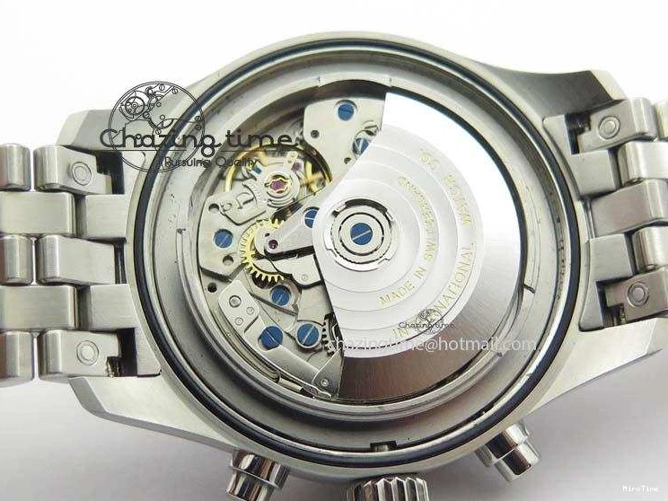 MIROTIME 0808 UrbanChic Pilot Chrono 2016 IW377714 ZF 1:1 Best Edition Blue Dial On SS Bracelet A7750 V 7272
